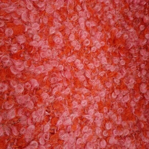 IKEA Stockholm Fuzzy & Soft Mohair Wool Blend Blanket Red & Pink - Picture 5 of 7